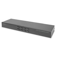 DIGITUS KVM Prekidač, 19", 8 portova, HDMI, crna